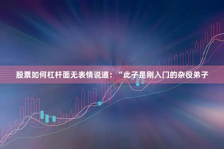 股票如何杠杆面无表情说道：“此子是刚入门的杂役弟子